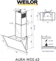 Вытяжка WEILOR AURA WDS 63 BLACK 316229 - изображение 13