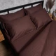 Постільний набір Moon&Star (простирадло 220х240 + 2 наволочки 50х70) Satin Stripe Warm Espresso (MS-880000658) - изображение 4
