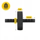 Ролик (гимнастическое колесо) для пресса 4FIZJO Ab Wheel Black/Yellow (P-5907739314840) - изображение 2