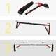Турнік розсувний Cornix Elite 130-170 см XR-0292 Black/Red - зображення 10