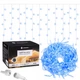 Гирлянда бахрома уличная (наружная) Springos 8 м 200 LED CL0202 Blue - изображение 1