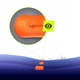 Буй для плавания TSUNAMI Basic надувной Orange (P-5907739314055) - изображение 7