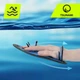 Лопатки для плавания в бассейне TSUNAMI Swimming Paddles 2 шт Black/Blue (P-5905973405355) - изображение 6