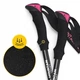 Трекінгові палиці Mountain Goat Pro+ 43-130 см Black/Pink (P-5905973404662) - зображення 4