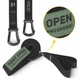 Гімнастичні кільця 4FIZJO дерев'яні, регульовані Black/Green (P-5905973402736) - зображення 3