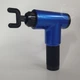 Массажер для тела аккумуляторный Fascial Gun, портативный электрический массажный пистолет с 4 насадками и 6 скоростями, беспроводной вибромассажер для мышц спины, шеи, поясницы, ног и рук Синий KH-032-Blue - изображение 3