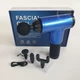 Массажер для тела аккумуляторный Fascial Gun, портативный электрический массажный пистолет с 4 насадками и 6 скоростями, беспроводной вибромассажер для мышц спины, шеи, поясницы, ног и рук Синий KH-032-Blue - изображение 8