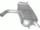 Глушитель Фольксваген Туран (Volkswagen Touran) 1.6I 07 / 03-05 / 08 (30.150) Polmostrow - изображение 2