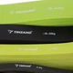 Набор фитнес-резинок Trizand 4 шт для силовых тренировок с дверным креплением латексные 40 кг зелено-черно-серые для растяжки и реабилитации - изображение 4