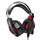 Ігрові накладні навушники Hoco W102 Cool, USB, 3.5mm, 2m, Червоний - зображення 2