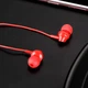 Наушники Hoco M14, вакуумные, проводные, 3.5mm, 1.2m, красные - изображение 5