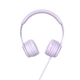 Проводные накладные наушники HOCO W21 with mic, 3.5mm, 1.2m, purple - изображение 1