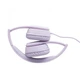 Проводные накладные наушники HOCO W21 with mic, 3.5mm, 1.2m, purple - изображение 4