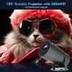 Портативный смарт-проектор 4K Ultra HD SMART, Android/iOS, Wi-Fi 6, Bluetooth, HDMI, домашний кинотеатр - изображение 4