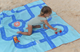 Пляжний рушник Quut двосторонний PlayTowels XL 180 x 180 см Road 15174189 (5425031174189) - зображення 4