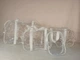 Набор прозрачных сумок EcoNova Light в роддом 3+1 белый (S, M, XXL + Косметичка) | Дорожный органайзер для мамы и малыша - изображение 2