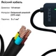 Сетевой фильтр-удлинитель RZTK Line 518 1.8 м 5 розеток Black - изображение 3