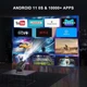 Умный портативный проектор MAGCUBIC HY320 Mini, Full HD, поддержка 4K, встроенный Android, Wi-Fi, Bluetooth, автофокус, для дома, кино и гейминга - изображение 3