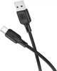 Кабель Borofone BX113 Lenny silicone charging data cable Type-C 1 м Black (6941991115431) - изображение 2