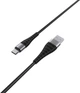 Кабель Borofone BX32 USB to Type-C 2.4A, 1 м, nylon, aluminum+TPE connectors, Black (6931474710451) - зображення 1