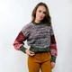 Светр жіночий Loewe оверсайз сірий з широкими червоними рукавами L мультіколор - изображение 1