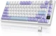Клавіатура бездротова AJAZZ AK820 PRO 75% на Flying fish Switches Purple-White-Blue - зображення 1
