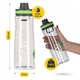 Бутылка для воды спортивная 4FIZJO 850 мл Green (P-5905973403801) - изображение 3
