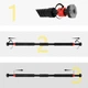 Турнік розсувний Cornix 110-150 см XR-0282 Black/Red - зображення 7