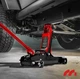 Домкрат гидравлический подкатный Maltec 2.5т низкопрофильный 385мм Удлинитель с резиновой ручкой - изображение 5