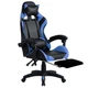 Ігрове крісло з підставкою для ніг Gamer Pro Jaguar Синє - изображение 2