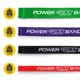 Еспандер-петля 4FIZJO Power Band 6-36 кг резина для фітнесу і спорту, набір 4 шт Mix (P-5907222931844) - зображення 10