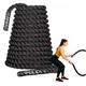 Канат тренировочный 4FIZJO Battle Rope 12 м для кроссфита Black (P-5907739312259) - изображение 1