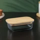 Масленка стеклянная BUTTER с бамбуковой крышкой (R32787-S) - изображение 3