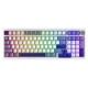 Игровая механическая клавиатура беспроводная Proove Gaming Slicker c RGB подсветкой |BT, 2.4ГГц, 4000mAh, 25H, UA/ENG раскладка| white - изображение 8