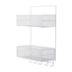 Полка настенная Modern Home 2 яруса 26 х 13 х 42.5 см (TD01335-M/M50245-M) Белый - изображение 4
