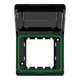 Кришка бокса для Unica New Schneider Electric Mureva Styl IP55 чорна MUR35110 - зображення 8