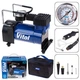 Автомобільний компресор Vitol 100psi 12Amp 35л R13-15 прикурювач (K-20) - изображение 1