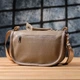 Практичная полукруглая сумка для женщин из натуральной кожи VINTAGE Bag 22907 Бежевый - изображение 11