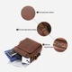Сумка планшет через плечо мужская из натуральной кожи Vintage leather-23033 Коричневая - изображение 11