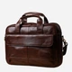 Сумка портфель мужская из натуральной кожи Vintage leather-23040 Коричневая - изображение 1