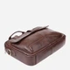 Сумка портфель мужская из натуральной кожи Vintage leather-23040 Коричневая - изображение 4
