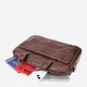 Сумка портфель мужская из натуральной кожи Vintage leather-23040 Коричневая - изображение 6