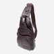 Сумка слинг через плечо мужская из натуральной кожи Vintage leather-23050 Коричневая - изображение 3