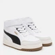 Детские демисезонные ботинки для мальчика Puma Shuffle Downtown Mid AC+ PS 40374404 32 (13) White/Black/Vapor Gray (4069156768871) - изображение 2