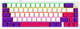 Клавіатура бездротова Lorgar RGB USB/Wireless White (LRG-KBP70MW-WH-US) - зображення 1