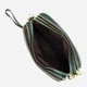 Сумка кросс-боди через плечо женская из натуральной кожи маленькая Vintage leather-22893 Зеленая - изображение 4