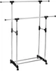 Вешалка для одежды с телескопической системой double pole dc0025 155x75x35 см стойка для одежды - изображение 1