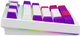 Клавіатура бездротова Lorgar TKL RGB USB/Wireless White (LRG-KBP70TKLW-WH-US) - зображення 4