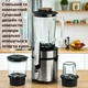 Универсальный кухонный комбайн 4в1 TOP KITCHEN TK00203 Соковыжималка Стационарный блендер Измельчитель кухонный Кофемолка Блендер-чоппер - изображение 5