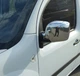 2 Накладки на дзеркала для Renault Kangoo 2008-2013 (пластик, хром) - зображення 5